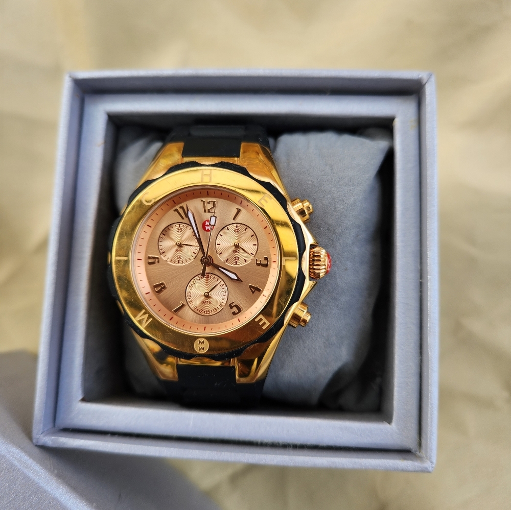 Gold Tone Michele Watch